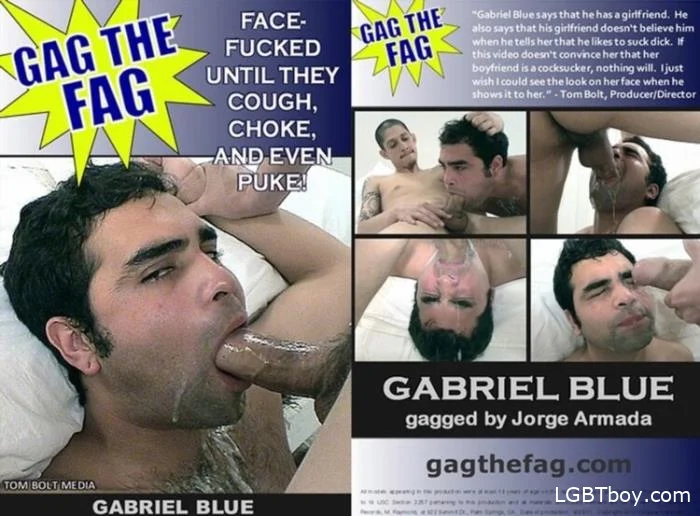 Gag The Fag Gabriel Blue [DVDRip] Gay Movies (488.8 MB)
