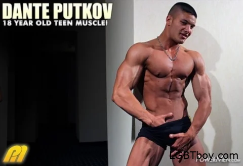 Dante Putkov - 18 Year old teen muscle [SD] Gay Clips (273.1 MB)