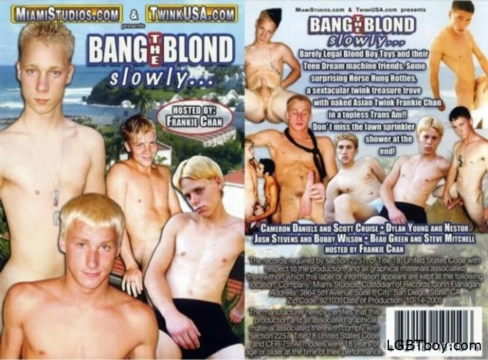 Bang the blond slowly [DVDRip] Gay Movies (792.2 MB)