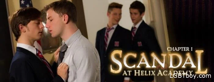 Scandal at Helix Academy Chapter 1 [HD 720p] Gay Clips (392.4 MB)