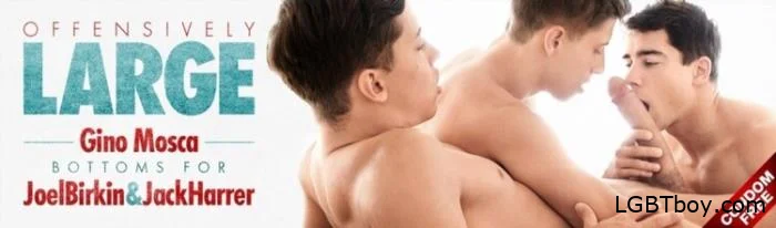 Preview of 10337) Offensively Large Gino Mosca, Jack Harrer, Joel Birkin [HD 720p] (960.8 MB) Masturbation, Facial