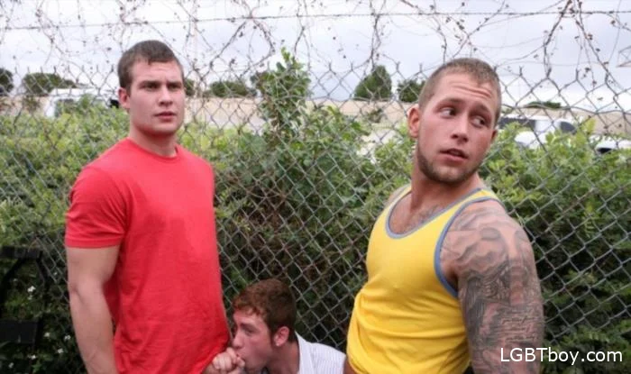 Preview of Three Guys & A Chevy [HD 720p] Gay Clips (339.4 MB)