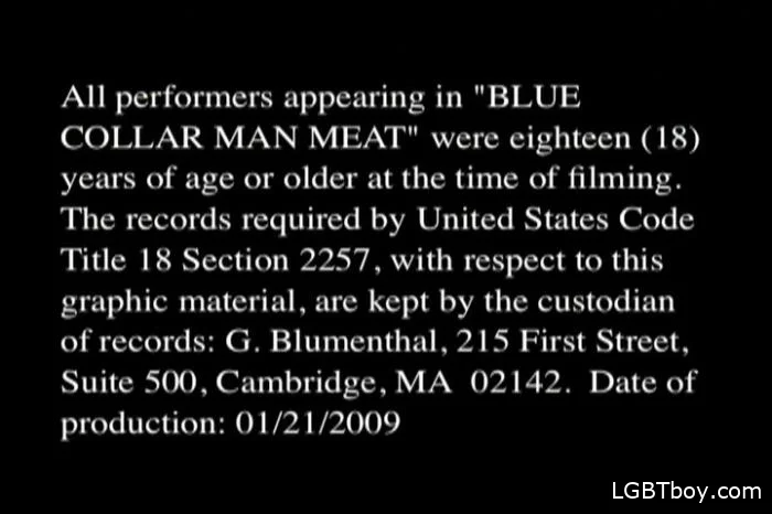 Preview of Blue Collar Man Meat [DVDRip] Gay Movies (532.7 MB)