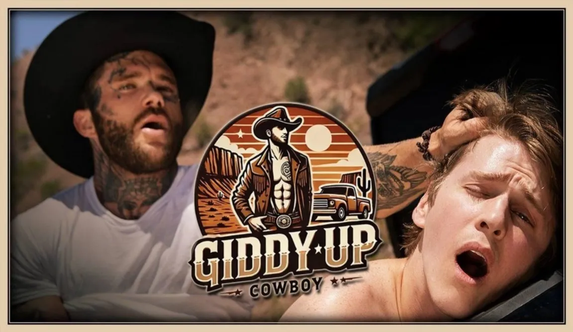 Giddy Up Cowboy: Joel Hart Breeds Blond Sage Roux bareback - Gay Porn Video on LGBTBoy