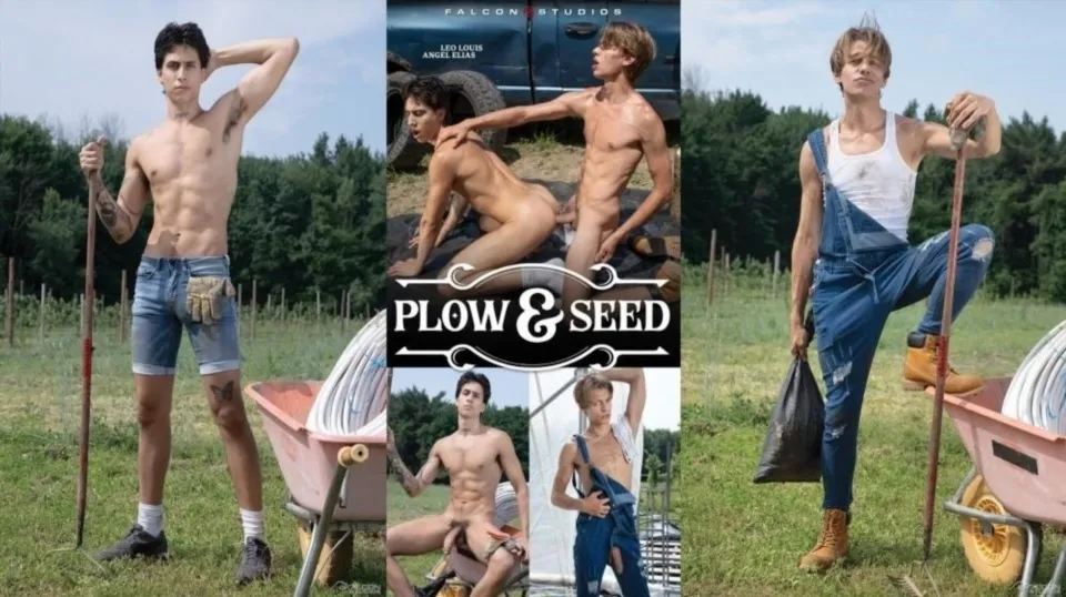 Plow And Seed Part 2: Leo Louis Breeds Angel Elias Outdoors - Gay Porn Video on LGBTBoy